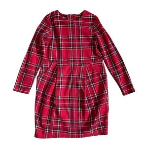 H&M Red Plaid Dress US 5T